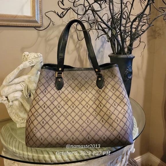 L.A.M.B. by Gwen Stefani Lamb Logo Tote Shoulder Bag Luxury Designer #573 - Picture 10 of 13